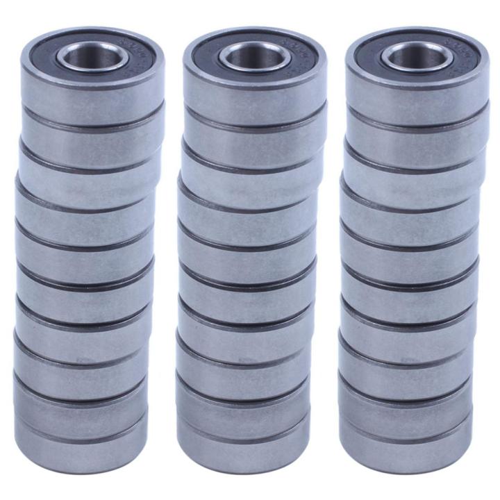 10Pcs 6000RS Shielded Deep Groove Radial Ball Bearings 10mmx26mmx8mm