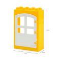 DIY Accessories Bricks Treehouse Base Plate Window House Sofa Furniture Large Particle Big Size Building Blocks Birthday Kid Toy. 