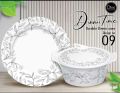 Dinner Time Dinner Set Double Glazed 72 pcs Durable Strong quality melamine. 