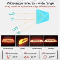 Pack Of 4 - Safety Warning Mark Car Reflective Tape Door Open Signal Stickers For Bikes And Cars. 