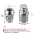 1 Set - Anti Theft Wheel Nuts Lock (M12 x 1.5) (Universal Open Ended Wheel Nut Lug - Car Wheel Nuts Lock with Unique Key). 