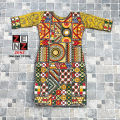 Pakistani Sindhi 2 Pc Stitched Dress Shirt (Crafted with Embroidery & Sequins)+ Trouser  for Girls 5-16 Years by Zenz Online Store. 