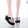 OIMG Women'S Ladies Summer Flower Home Wedges Beach Shoes Sandals Flip Flops Slippers. 