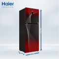 Haier 14 Cu Ft / Digital Inverter / HRF-368 IFRA (Fresher & HCS Technology + Digital Control Panel + Turbo Fan + 4 Temperature Sensors + ABT Technology + Inverter Compressor + Glass Door) Red Colour Refrigerator / 10 Years Warranty. 