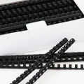 Pack of 50 – Plastic Binding Spirals (Comb) 21 Rings 45mm Black – Durable Spiral Comb for Binding Up to 400 - 450 Sheets, Reports, Presentations, Manuals & More. 