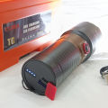 2KM range Aluminum Body Super Bright Flashlight XA-P801 Imported P80 Laser torch with Power bank. 