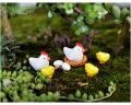 10 Pieces Set of Hen Nest Eggs Miniature Mini Fairy Garden Plant Decoration. 