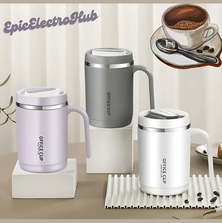 Office%20Cup,%20Tea%20Cup,%20Insulated%20Coffee%20Mug,%20Stainless%20Steel%20Coffee%20Mug%20500%20ml%20with%20Handle%20%7C%20Premium%20Clear%20Cap%20Mug%20with%20Lid%20for%20Coffee/Tea/Milk.%20-%20Image%203