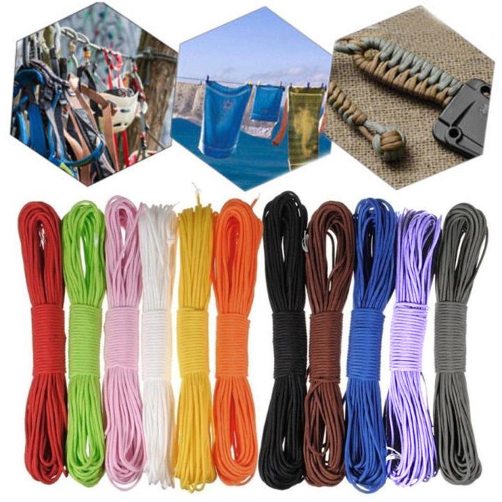 4mm 7 Inner Strand Core Cord 550 Paracord Parachute Rope Lanyard Survival 100ft