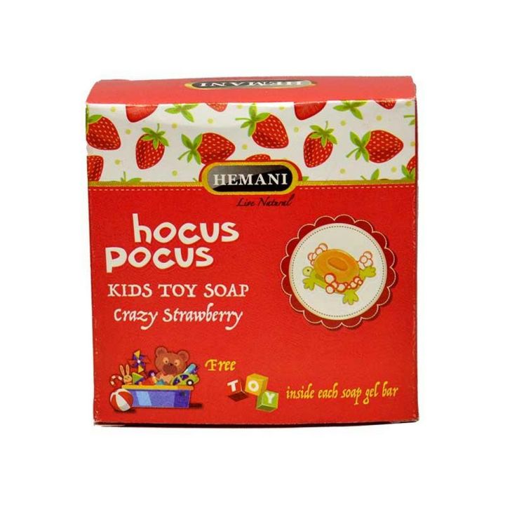 Hemani Herbal -  kids Crazy Strawberry soap with Toy