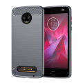 【ETOP】Moto Z3 Play Case,Moto Z3 Case, Sfmn 2-Pack Carbon Fiber Brushed Texture Soft TPU Full-Body Protective Cover Phone Case. 