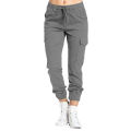 6-Pocket Slim Fit Cotton Cargo Trousers for Women and Girls. 