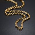 Cacana Stainless Steel Necklaces For Man Women Gold Silver Color For Pendant Round Buckle Donot Fade Jewelry N1870. 