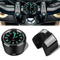Universal Fit Motorcycle Clock High Visibility Aluminum Chrome Handlebar Watch Waterproof Luminous Bike  Clock for Motorbiking Outdoor Adventure Motorcycle Enthusiasts -Keeping Biker Gear. 
