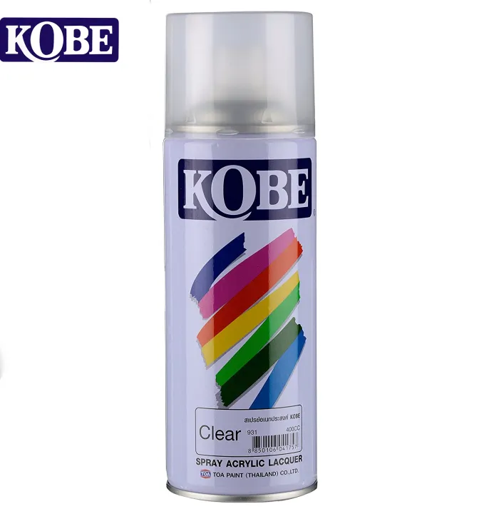 KOBE%20Clear%20Acrylic%20Lacquer%20Spray%20Paint%20KOBE%20Lacquer%20For%20All%20Purposes%20Decorative%20Paint%20400ml%20-%20Image%202