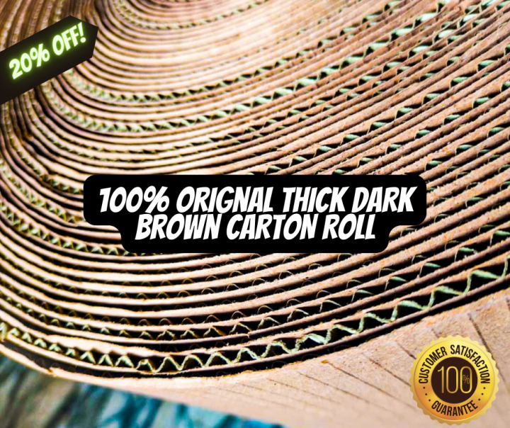 20 Inch Wide 10 Feet 20 Feet 30 Feet 40 Feet 50 Feet 100 Feet 200 Feet Length Cardboard Paper Wrap Corrugated Paper Packing Roll Reel High Quality Gatta Carton Roll