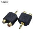 Phono Splitter Joiner Adapter 2 RCA Sockets to 1 RCA Phono Plug Phono AV Audio Video Y Splitter Adaptor Converter. 