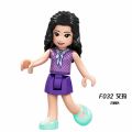 Legoing Girl Series Minifigures Princess Friends Set Olivia Andrea Emma Anna Elsa Building Blocks Toys Gifts. 