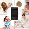 KLOUDIC Electric Heater Cooler 950W PTC Ceramic Space Heater Portable Personal Heater Oscillation Tip-Over and Overheat Protection Small Space Heater (can be used as a dehumidifier in moisture season) for Home Office Use - Black 01 [Energy Class A+++]. 