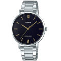 Original Casio - MTP-VT01D-1BUDF - Stainless Steel Watch for Men. 
