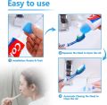 Bathroom Tools Silicone Toothpaste Cap Self Closing Toothpaste Caps - No Waste Cap Dispensers for Adult and Kids Bathroom - Mess-Free Toothpaste Lids - Easy to Use, Food Grade Silicone and BPA-Free Toppers - 2Pcs. 