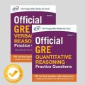Official GRE Value Combo 1,Official GRE Quantitative Reasoning Practice Questions 2 Edition 2,Official GRE Verbal Reasoning Practice Questions, Second Edition A4 Size. 