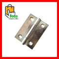 6 Pcs 2" Inch Door Hinge Star Brand Galvanized Iron Silver. 