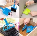 2in1 mini Broom and Dustpan Set Dust Pan with Handle Cleaning Brush Broom Floor Sweep. 