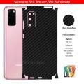 Samsung Galaxy S20 Skin/Wrap 360 Protection Carbon fiber/ Matte/ Transparent/ Leather Back And Sides Included Camera Skin. 