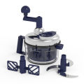High Quality Quick Manual Hand Food Chopper with stainless steel sharp blades use for chopping vegetables, fruits, meats and salad. 