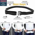 Unisex Adjustable Shirt Stay Belt – Free Size Shirt Tucker & Holder for Men and Women. 