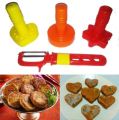 Shami Maker Shami Kebab Maker Pack Of 4 With Free Peeler 3 Different Shape Of Maker Cookie Cutter Kabab Maker. 