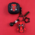 Marvel Deadpool Earphone Case For Samsung Galaxy Buds 2/Live/Pro/FE Silicone Wireless Earbuds Protector Cover With Keychain. 