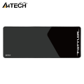 A4tech Fstyler FP70 Mousepad Desk Mat - Anti Slip Rubber Base - Long Length for Keyboard & Mouse - Fine Knit Edges - Black. 