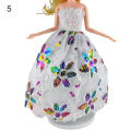Doll Long Dress Smooth Surface Delicate Craft Replaceable Girl Doll Wedding Dress for Children. 
