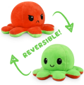Reversible Octopus Plushie Soft Plush Toy Pillow Pet Animal Show Your Mood without Saying a Word Birthday Gift. 