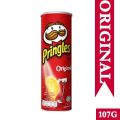 Pringles Original Potato Chips 107g - Crispy Snack | 100% Authentic. 