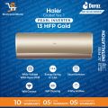 Haier AC 1.5 Ton DC Inverter Split | Model HSU -19HFP Black/Golden/Silver (Latest Model) | Pearl Pro Inverter Series | 4 Way Swing | Self Cleaning | Ampere Lock (Eco Mode) | WiFi Enabled | Heat & Cool | 100% Copper | 10 Years Warranty / Free Installation. 