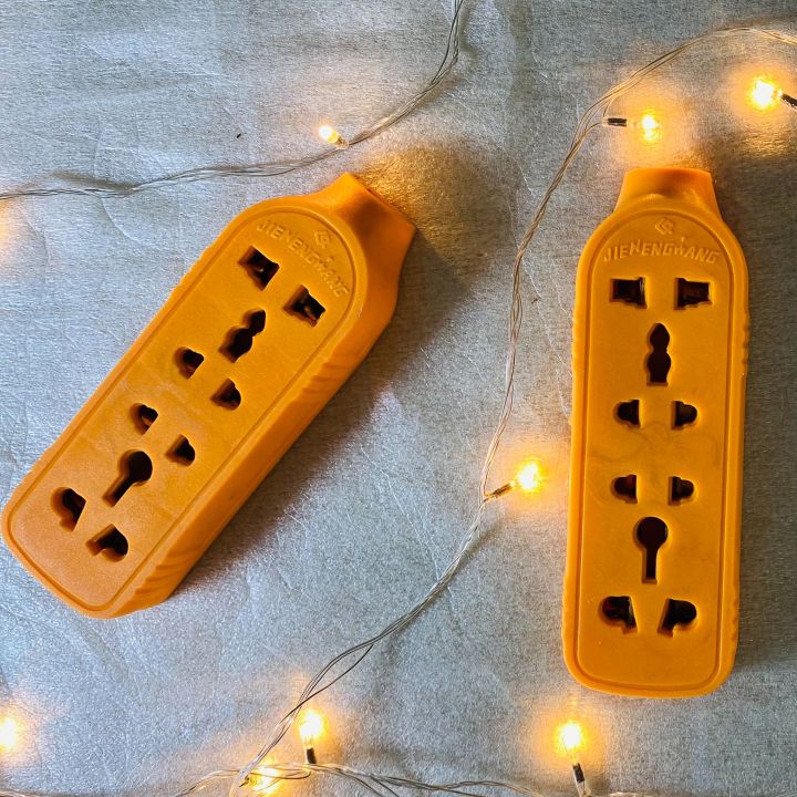 4 Sockets Multi Plug Extension Board Only Box Without Wire