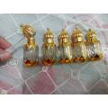 5 pcs 6ml Tomb Empty Fancy bottle with stick for Attar use all fragrance 6ml attar bottle travel size golden printed. 