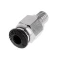 5Pcs Pneumatic Fittings PC4-M6 Bore 4mm For 4mm PTFE Tube Connector Coupler. 