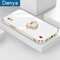 dienya For Samsung Galaxy A10 Case Cartoon Mickey Bracket New Design Plating Casing Full Lens Cover Camera Shockproof Back Cover Soft Protection Cases. 