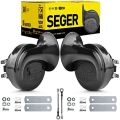 SEGER Car Horn Set - Truck Horn-Car Horn - Waterproof - High/Low Tone, 12 Volt, Universal Fit - Original 60B Series. 