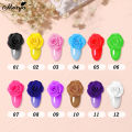Monja 12 Colors Sculpture Nail Art Painting Gel Flower Bowknot DIY Design 3D Embossment Drawing Plasticine UV Gel Manicure Tool. 