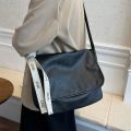 Texture PU Leather Shoulder Bags for Women 2026 New Designer Travel Handbag Large Soft Messenger Bag Ladies Black Crossbody Bag. 