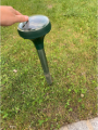 GARDEN MOLE/ RODENT & PEST  REPELLER - NO NEED FOR POISON OR TRAPS - SOLAR-POWERED- MADE IN GERMANY. 