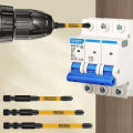JM FPH2 Electrician Screwdriver Bit Magnetic Electric Impact Drill Nut Driver Bit for Circuit Breaker 65 110 150mm Anti Slip Impact Batch Head. 