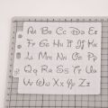 Alphabet Letter Stencils Template Painting Scrapbooking Embossing Stamping Album Card DIY Dropship. 