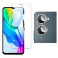Vivo Y03T Glass Protector Polish Screen Tempered + Back Rear Camera Protector 9H Gorilla Flexible Protection For Vivo Y03T. 