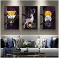 3 Pieces wall art wall decoration frame photo frames for wall picture frames wall decoration for room decoration items home decor items. 